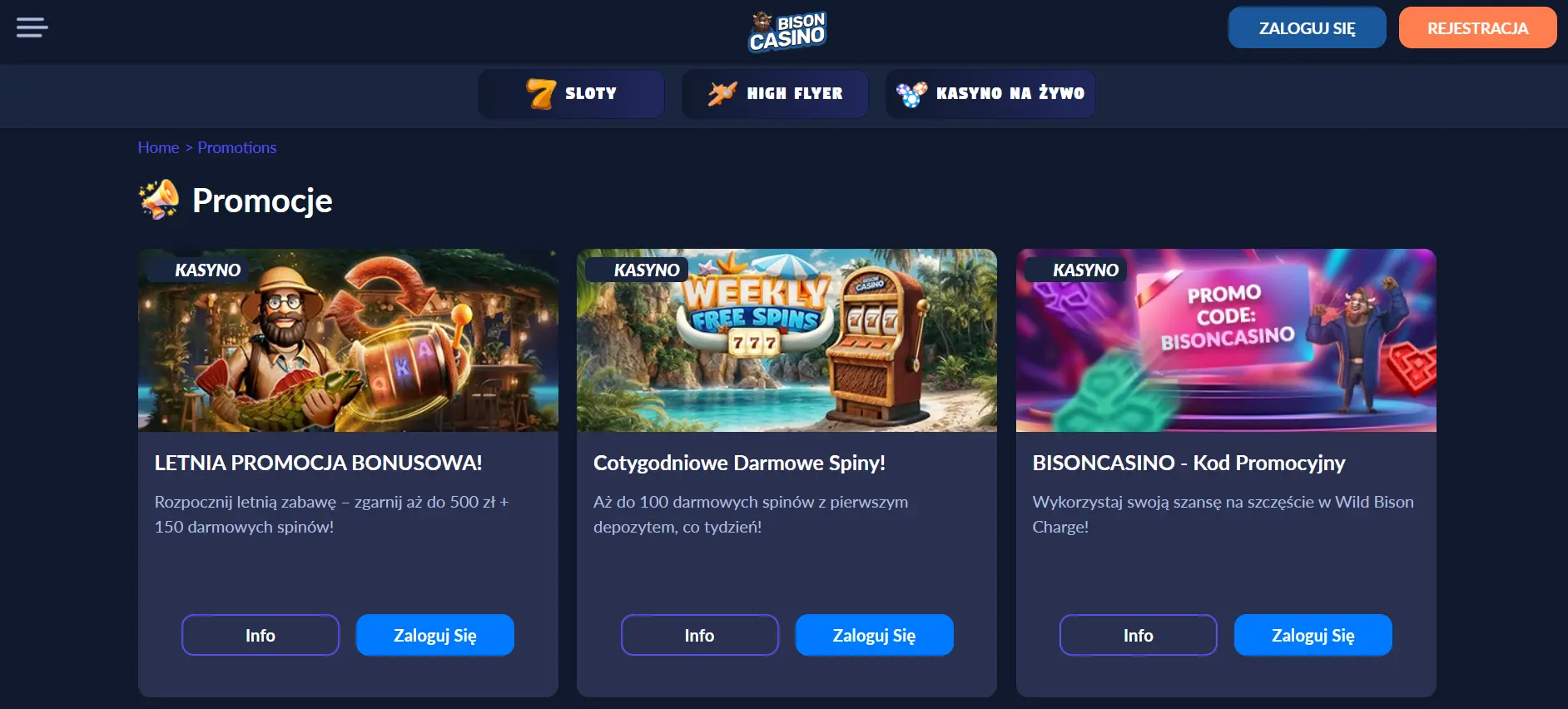 Bonusy i promocje dostępne w kasynach BLIK